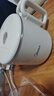 美的（Midea）第二代便攜式折疊燒水杯電熱水壺 旅行出差學生 泡面杯小容量迷你一體無縫內(nèi)膽 0.7升 SH07S104 曬單實拍圖