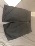 伍迪丹頓（WODYDATON）純棉三四分褲子男士夏季跑步健身運動修身休閑短褲彈力百搭34分褲 綠色 【皮帶款】 2XL 【135-150斤】 曬單實拍圖