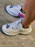 斯凱奇（Skechers）女鞋夏季厚底老爹鞋百搭透氣熊貓鞋軟底舒適外穿休閑運(yùn)動鞋11959 曬單實(shí)拍圖