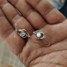 mini&yaya999足銀耳環(huán)女士長(cháng)款耳墜耳飾女生情人節生日禮物送女友老婆 曬單實(shí)拍圖