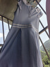 戴維貝拉女童連衣裙兒童藍色裙子女孩夏季衣服夏裝童裝女 曬單實拍圖