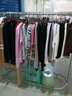 桃幽服裝展示架服裝店展示架服裝店展示架不銹鋼掛衣架橢圓形中島架簡 不銹鋼橢圓中島長120高13 曬單實拍圖