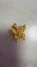 周大福 小版金絲羽蝶蝴蝶黃金吊墜(工費(fèi)380)約2.75g EOF1374七夕 曬單實(shí)拍圖
