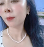 天使之淚淡水珍珠項(xiàng)鏈女S925銀7-8mm近圓極強(qiáng)光520禮物送老婆送女友 曬單實(shí)拍圖