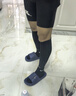 李寧小腿護(hù)腿套男女運(yùn)動(dòng)足籃球登山護(hù)具跑步彈力健身騎行壓力束腿襪套 黑色2只裝【高彈防滑 梯度加壓】 XL （建議體重135-150斤以內(nèi)） 曬單實(shí)拍圖