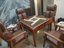 佐域曼御 SURYUMAY高檔麻將桌全自動(dòng)餐桌兩用家用餐麻一體實(shí)木電動(dòng)輕音棋牌室麻將機(jī) 七件套【胡桃色】 曬單實(shí)拍圖