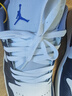 耐克NIKE男子休閑鞋喬丹AJ1 JORDAN1低幫運(yùn)動鞋 553558-145紫白44.5 曬單實(shí)拍圖