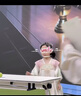 安妮優(yōu)兒中秋節(jié)漢服女童連衣裙兒童中國風(fēng)古裝超仙唐裝公主裙子 粉色  130 曬單實拍圖