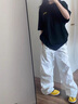 妙奕嘉短袖t恤男復(fù)古美式衣服男裝2025夏季半袖純棉印花上衣黑色高級感 RIC字母印花短袖【黑色】 XL （建議110-130斤） 曬單實(shí)拍圖