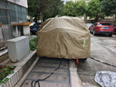 御山河汽車車衣車罩通用全罩防曬防雨隔熱真牛津布加厚防塵遮陽(yáng)四季車套 卡其色-新升級(jí)600D牛津布車衣+收納袋 雙層升級(jí)加厚款【留言車型】 曬單實(shí)拍圖