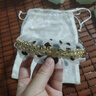special時(shí)尚森系小眾發(fā)飾手工刺繡蝴蝶發(fā)卡頭飾 藍(lán)色邊夾 曬單實(shí)拍圖