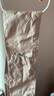 無(wú)印良品（MUJI）源自天然的接觸冷感 帶口袋圍巾  圍脖女 服飾配件方巾 DDB60C4S 米色 11*105cm 曬單實(shí)拍圖
