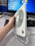 卡蛙桌面電風扇手持小風扇USB充電風扇迷你便攜小電扇臺式風扇輕薄靜音大風量懸壁掛辦公室卡片風扇 曬單實拍圖