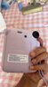 彩友樂(lè )富士mini12相機包保護套拍立得保護殼 instax mini 12相機包收納包數碼包攝影包單肩包背包 鳶尾紫 含水晶殼 曬單實(shí)拍圖