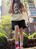 魯雅爾cleanfit美式休閑短褲男夏大季潮流運(yùn)動(dòng)五分褲寬松痞帥百搭衛(wèi)褲子 黑色 XL 【建議120-140斤】 曬單實(shí)拍圖