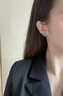 夢可飾耳釘女2025新款克萊因藍(lán)愛心925銀針時尚通勤耳飾小眾感耳環(huán)氣質(zhì) 藍(lán)色-14K金 曬單實拍圖