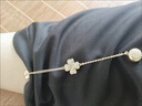 花語(yǔ)奇萌褲腳固定夾T恤鏈條磁吸扣帶鉆衣服改短固定褲子褲腿挽邊扣收口器 【雙面鉆】銀色鏈條磁吸扣 2條裝 曬單實(shí)拍圖