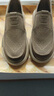 他她（TATA）夏商場(chǎng)同款時(shí)尚休閑圓頭厚底男皮鞋新款VNH01BM5 卡其色 41 曬單實(shí)拍圖