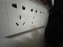 飛利浦118型開(kāi)關(guān)插座面板白色多功能組合墻壁電源暗裝六孔九孔十二孔 九孔插座（15孔）白色 曬單實(shí)拍圖