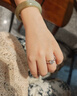 DR.KU人工培育鉆石一克拉鉆戒VVS2求婚戒指微鑲小鉆結婚生日情人節(jié)禮物 2克拉莫桑鉆戒/D級/3EX/VVS1 開口（可調節(jié)大?。?曬單實拍圖