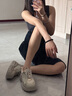 CAMILA KSENIA老爹鞋女士2025新款夏季復(fù)古網(wǎng)面透氣舒適厚底增高時(shí)尚百搭運(yùn)動(dòng)鞋 灰色 38 曬單實(shí)拍圖
