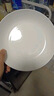 瓷俠客盤子菜盤家用白色骨瓷餐具碟子陶瓷餐盤套裝骨碟餃子盤深盤飯盤 6英寸小菜碟（1個(gè)裝） 15.2cm 曬單實(shí)拍圖