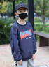 G.DUCKKIDS兒童裝男童秋裝衛(wèi)衣春秋款2025新款男孩秋季炸街中大童上衣帥氣潮 藏青（不加絨） 130 cm 曬單實拍圖
