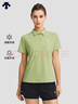 DESCENTE迪桑特WOMEN’S RUNNING系列女士短袖POLO衫 GN-綠色 XL (175/92A) 曬單實(shí)拍圖