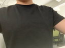 安東尼奧【30%桑蠶絲+棉】男士高端T恤短袖夏季暗紋提花圓領(lǐng)體恤休閑舒適 曬單實(shí)拍圖