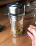 富光玻璃杯雙層 帶茶隔高硼硅玻璃水杯 茶水分離車載泡茶杯子男400ml 曬單實拍圖