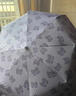 心楠蝴蝶結(jié)雨傘女晴雨兩用非自動傘折疊便攜小清新遮陽黑膠防曬太陽傘 黑色蝴蝶【手動款】 曬單實拍圖