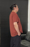 胖哥哥大碼夏季胖子短袖T恤男冰氧防曬T加肥加大肥佬上衣寬松圓領(lǐng)衣服 安格斯紅 4XL （220-250斤） 曬單實拍圖