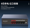?？低暎℉IKVISION）4口百兆POE供電交換機(jī) 遠(yuǎn)距離網(wǎng)線傳輸集線器 金屬外殼散熱 紅口保障 安裝便捷DS-XS06-P 曬單實(shí)拍圖