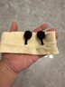 京識嬰兒護(hù)囟門帽夏季發(fā)帶空頂帽春秋薄款寶寶帽子新生兒胎帽蜜蜂可愛 【米色-小蜜蜂】嬰兒發(fā)帶 【0-12個(gè)月適用】 曬單實(shí)拍圖