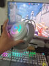 狼蛛（AULA）S605電腦頭戴式耳機 游戲耳機耳麥 網吧電競吃雞筆記本重低音有線聽聲辯位 S611白色【USB+雙3.5接口】 無規(guī)格 曬單實拍圖