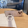 超甲【無邊框支點殼】適用蘋果16ProMax手機殼iPhone15零感高級簡約帶支架高級磁吸防摔保護磨砂殼 【沙漠金】全新鈦金支架 iPhone 16 Pro Max 曬單實拍圖