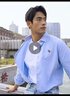 ABERCROMBIE & FITCH【爆款府綢】男裝25春夏美式經(jīng)典小麋鹿通勤長袖襯衫KI125-5255 白色條紋 M (180/100A) 曬單實(shí)拍圖