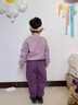 G.DUCKKIDS小黃鴨童裝女童套裝春秋季兒童衣服1-6歲中小童衛(wèi)衣卡通兩件套 紫色 80 尺碼建議6-9個(gè)月14-20斤 曬單實(shí)拍圖