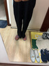 羅蒙（ROMON）亞麻直筒褲女2025新款休閑褲夏季窄版闊腿褲顯瘦百搭女褲棉麻褲子 黑色【高品質(zhì)麻料】剩余7件+女裝十大品牌 L 【106-120斤】+女裝十大品牌 曬單實(shí)拍圖