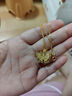 謝瑞麟黃金吊墜女足金花絲蝴蝶黃金項鏈送女友老婆七夕節(jié)生日禮物計價 足金花絲蝴蝶吊墜約3.4克(贈銀鏈) 曬單實(shí)拍圖