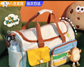 SMVP戶外旅行包斜挎手提包女短途旅游運(yùn)動(dòng)健身輕便待產(chǎn)包大容量行李袋 可愛(ài)撞色【可套拉桿箱】 含內(nèi)側(cè)袋+外側(cè)四周袋 不含掛件 曬單實(shí)拍圖