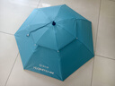 漁之源頭戴傘帽雙層透氣釣魚傘戶外釣魚防曬防雨黑膠大號成人布帽圈 曬單實拍圖