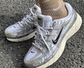 耐克（NIKE）官方P-6000男子運(yùn)動(dòng)鞋秋季復(fù)古跑鞋風(fēng)透氣輕便緩震CD6404 105白/黑/金屬銀/銀/淡象牙白 38.5 曬單實(shí)拍圖