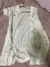 babycare山茶花短袖連體衣新品夏季新生兒爬服寶寶衣服 天鵝集 90cm  曬單實(shí)拍圖
