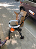 岙貝熊遛娃神器一鍵收車(chē)嬰兒推車(chē)溜娃神車(chē)輕便折疊0-3-6歲2大童兒童推車(chē) 黑色：裸車(chē)-輕松折疊 雙向推行-旅行旅游車(chē)大童可坐 曬單實(shí)拍圖