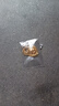 澳門正品純真沙金項鏈女款18k桃心黃金色吊墜時尚百搭鎖骨鏈閨蜜 愛心金吊鏈 曬單實拍圖
