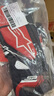 Alpinestars SP-8 V3 a星摩托車(chē)手套賽道公路防摔騎士機車(chē)皮男騎士手套 黑/白/亮紅色1304歐版 XL 曬單實(shí)拍圖