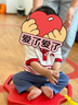 Classic Teddy精典泰迪兒童T恤男童短袖polo衫中童裝學(xué)院百搭透氣夏裝 大紅 100 曬單實(shí)拍圖