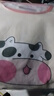 蘭憐睡衣女夏季短袖韓版學生可愛薄款大碼寬松甜美休閑兩件套裝家居服 雙短杏色奶牛 2XL 建議125-140斤 曬單實拍圖