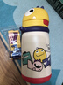 babycare兒童保溫杯大寶寶學(xué)飲吸管水杯水壺霸王龍不銹鋼保溫杯上學(xué)450ml 曬單實拍圖